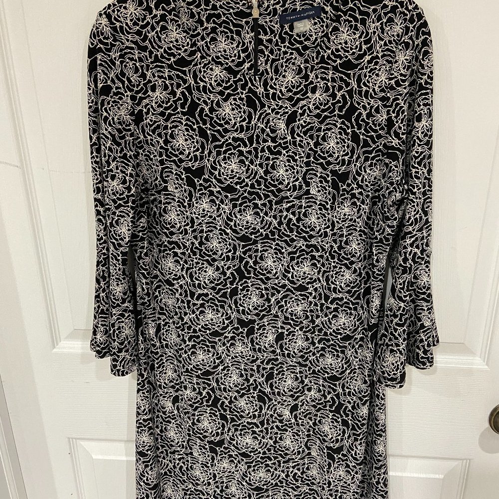 Tommy Hilfiger Printed Jersey A-line Dress - Size 10